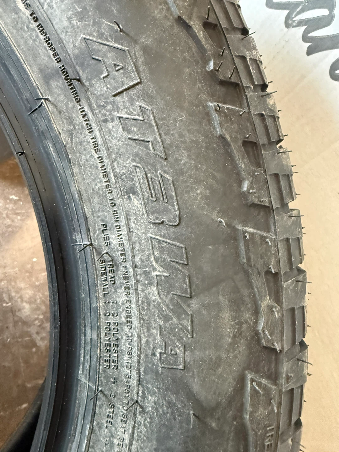 Wildpeak AT3W Tire 265/60R20 - photo 3