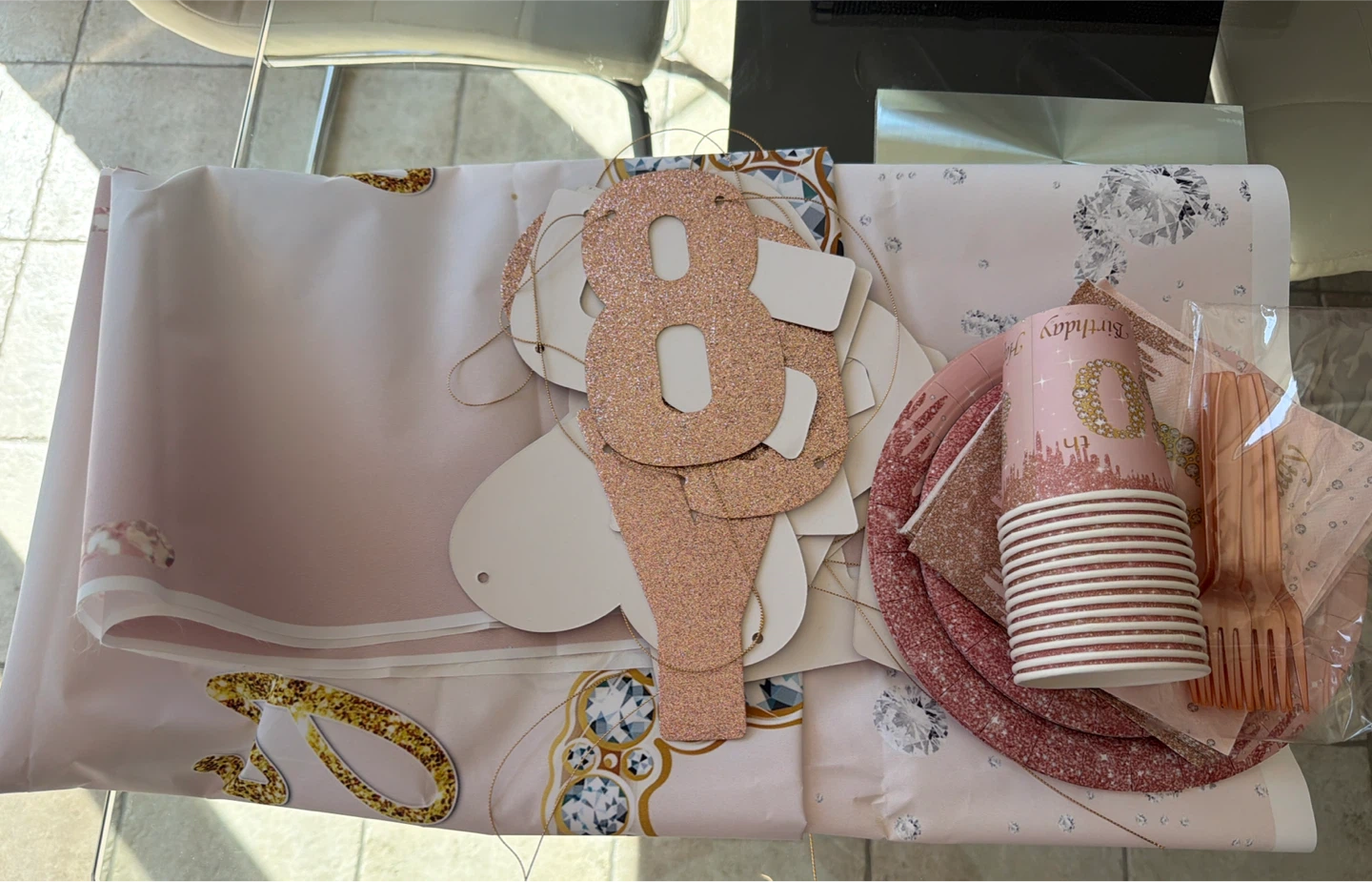 80th Birthday Party Decorations Set