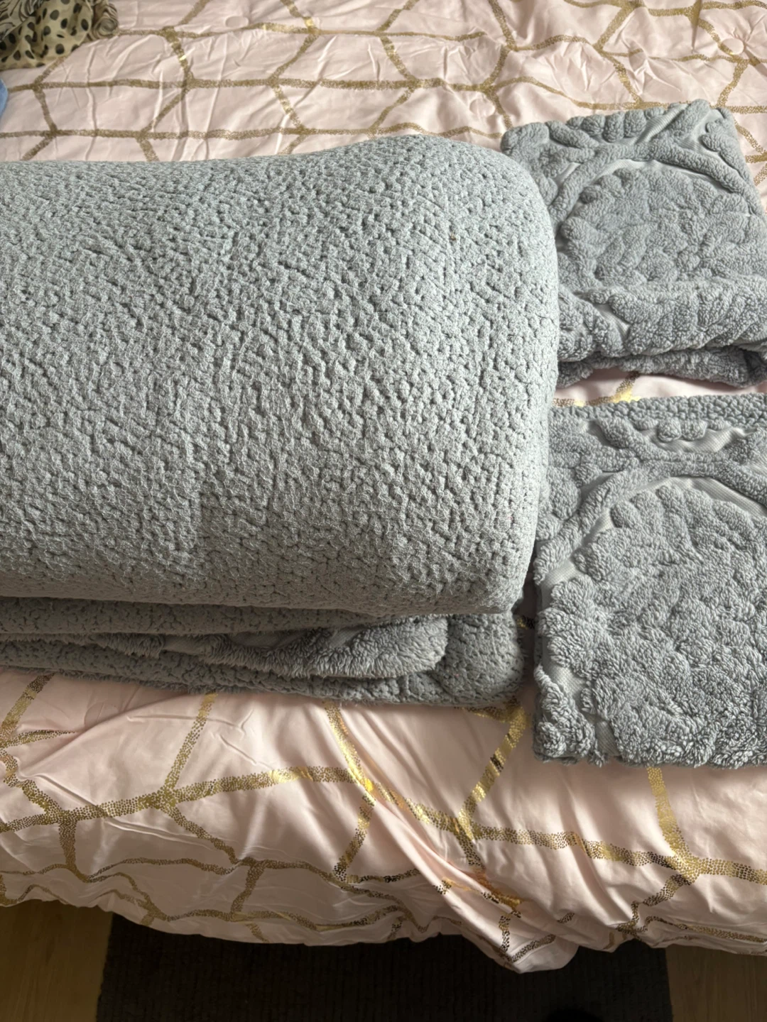Grey Sherpa Duvet Cover Set - photo 2