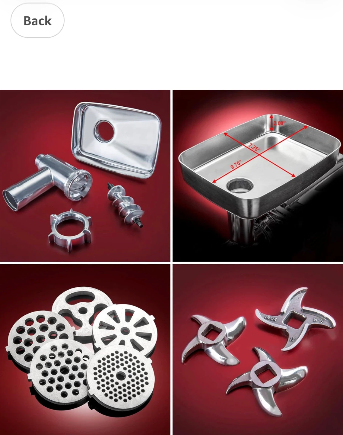 Meat Grinder with Accessories - photo 3