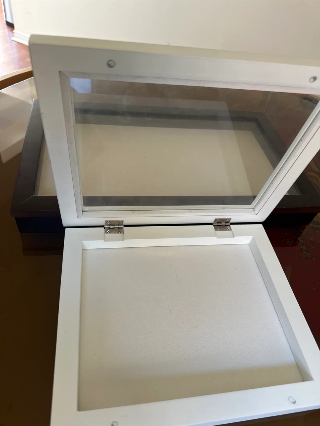 White and Dark Brown Shadow Box Frames - photo 2