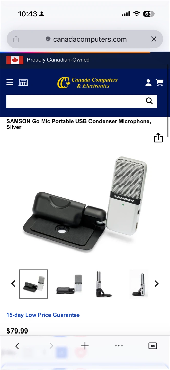 Samson go microphone - photo 3