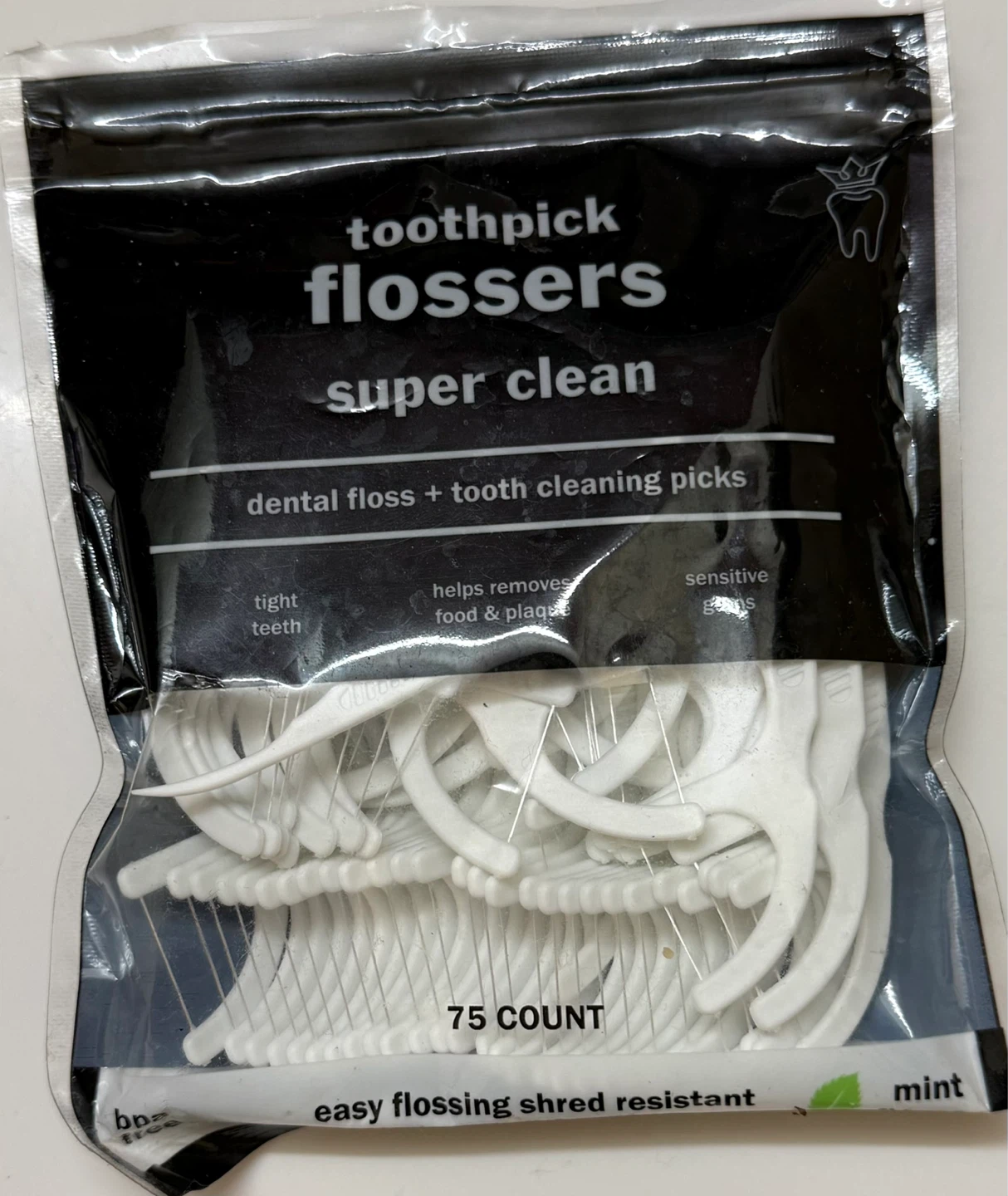 Toothpick Flossers - Super Clean (75 Count)