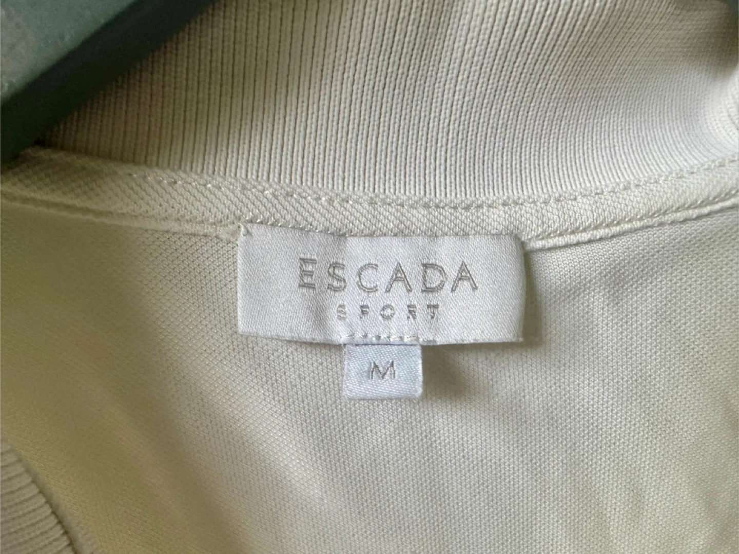 Escada Sport White Polo Shirt Womens - Size M - photo 3