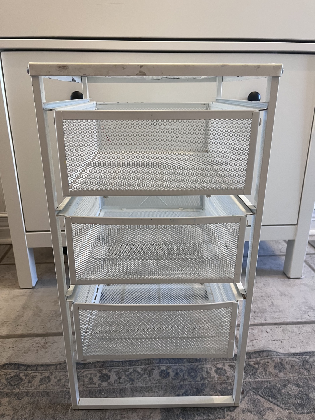 White IKEA Lennart Drawer Unit