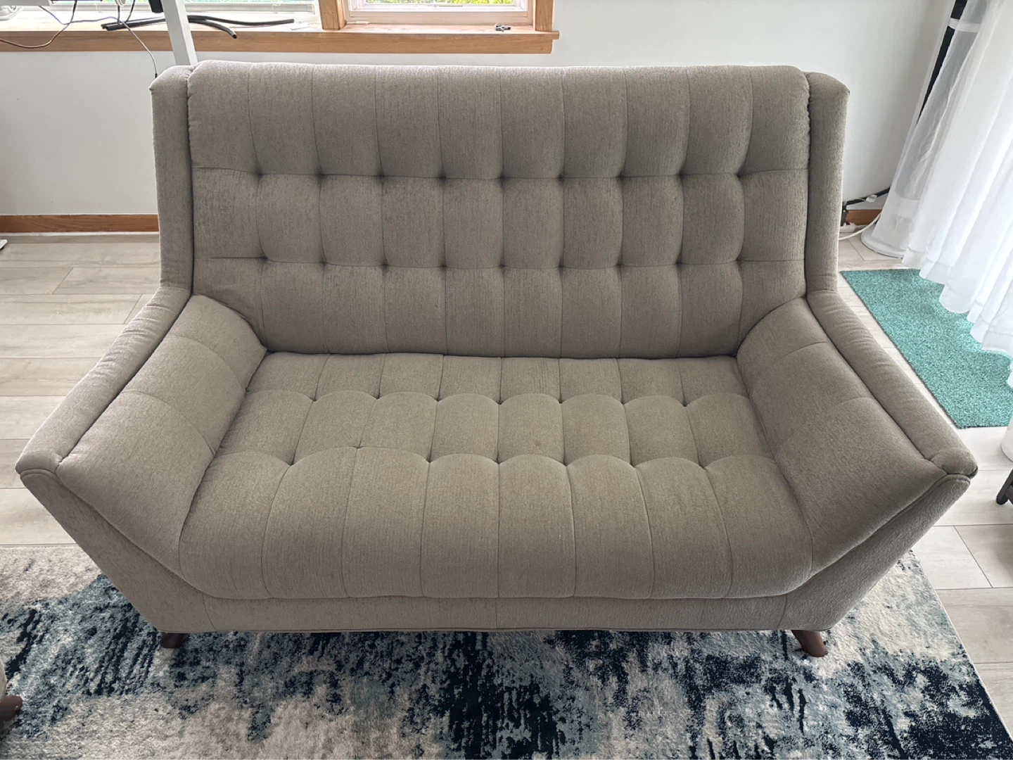 Tufted Loveseat Sofa