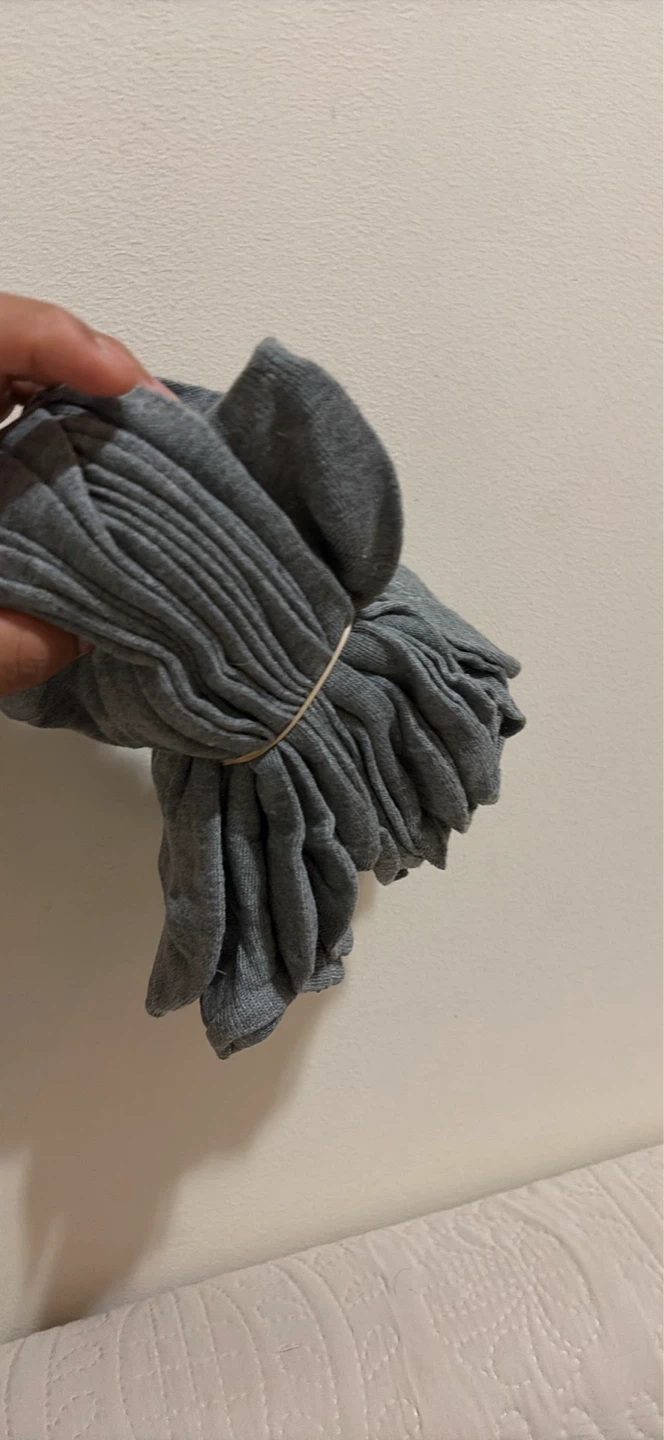 Grey Ankle Socks - Pack of 10 - photo 2