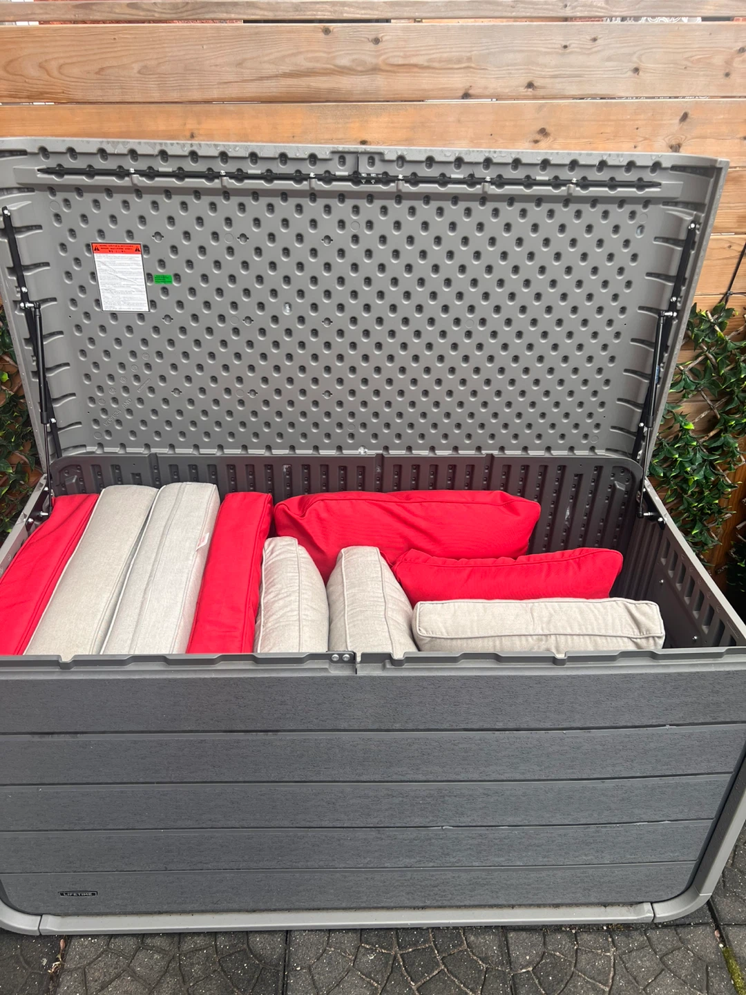 Storage Deck Box - Grey/Dark Grey - photo 3