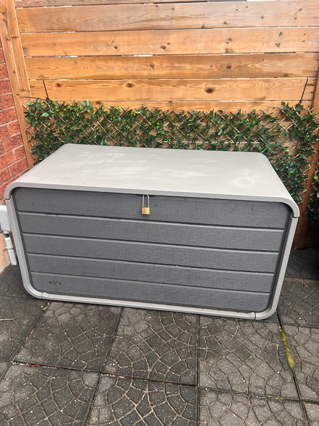 Storage Deck Box - Grey/Dark Grey