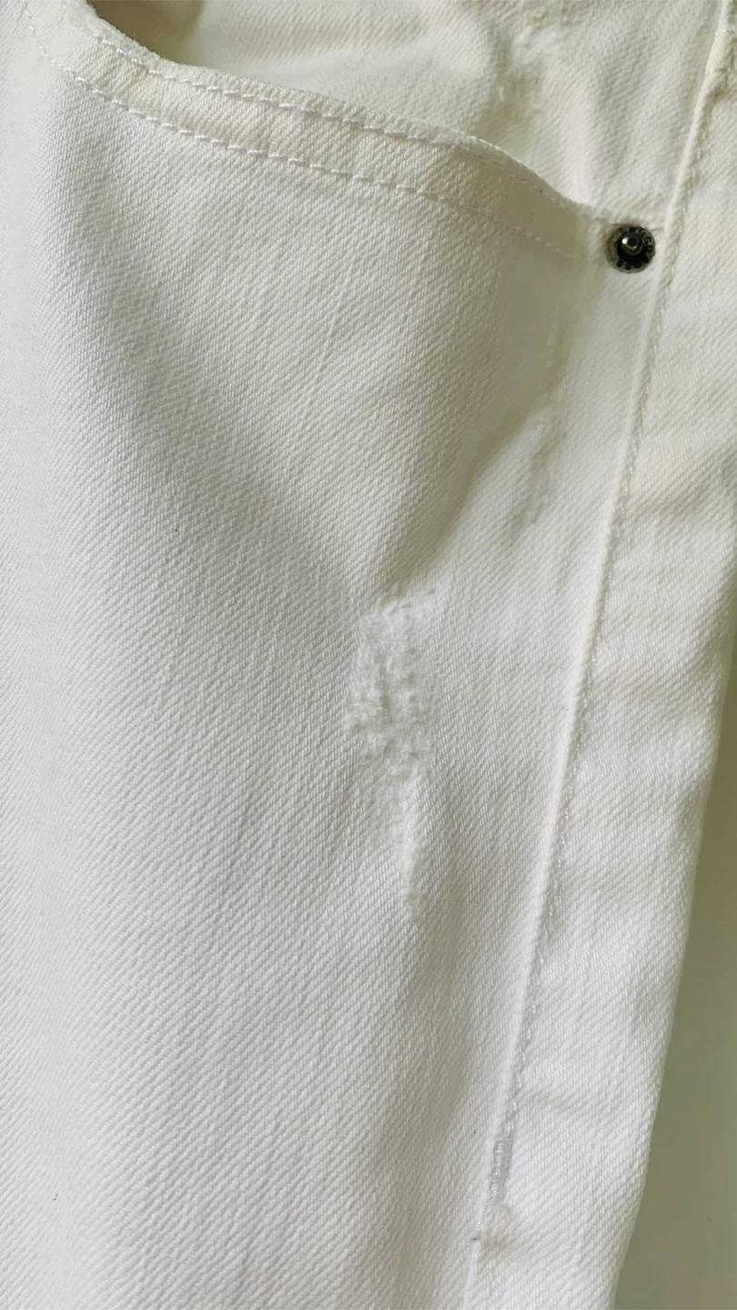 BOSS Hugo Boss White Mid Rise Easy Jeans - photo 2