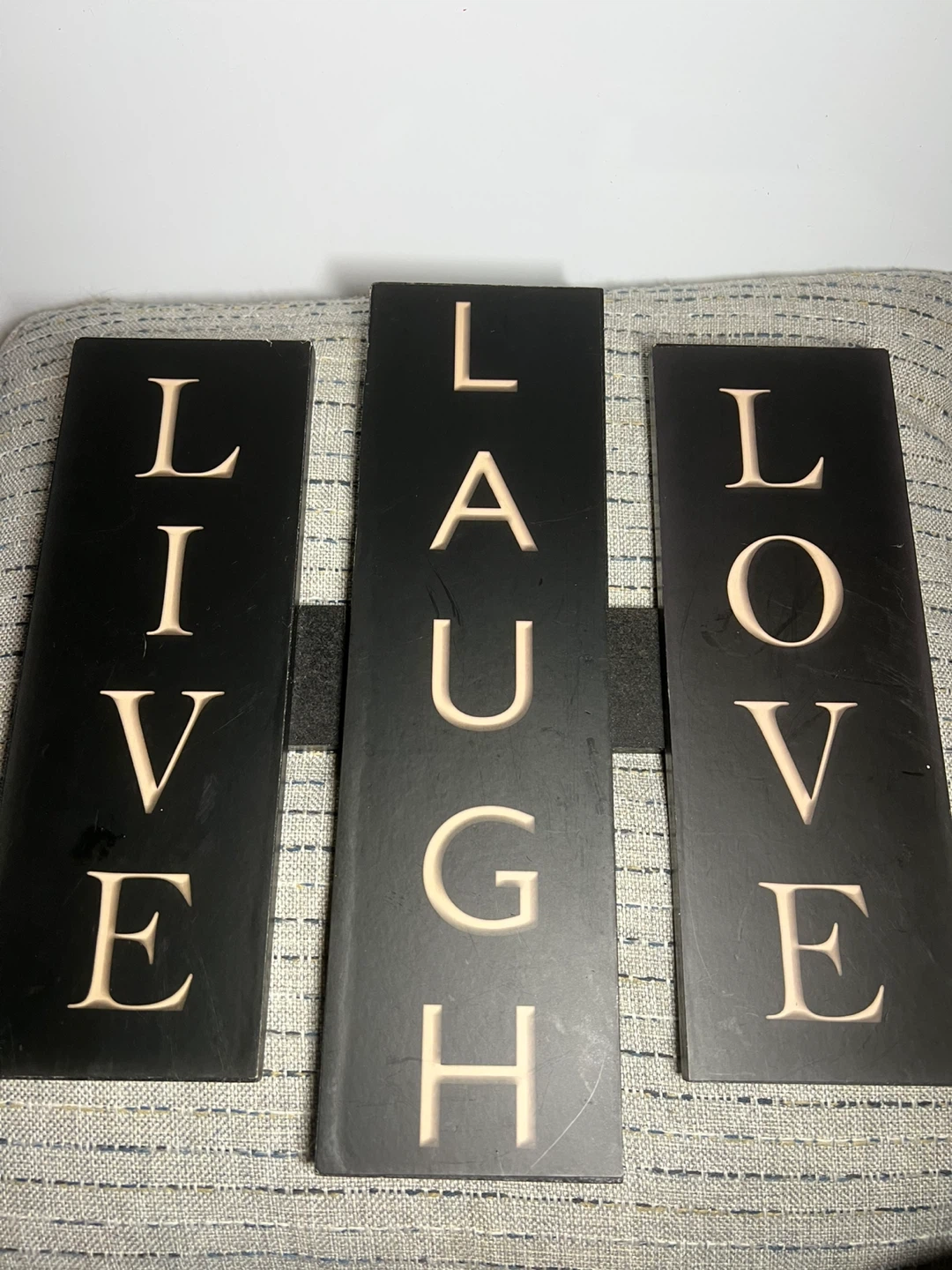 Set of 3 "Live Laugh Love" Wall Art - photo 2