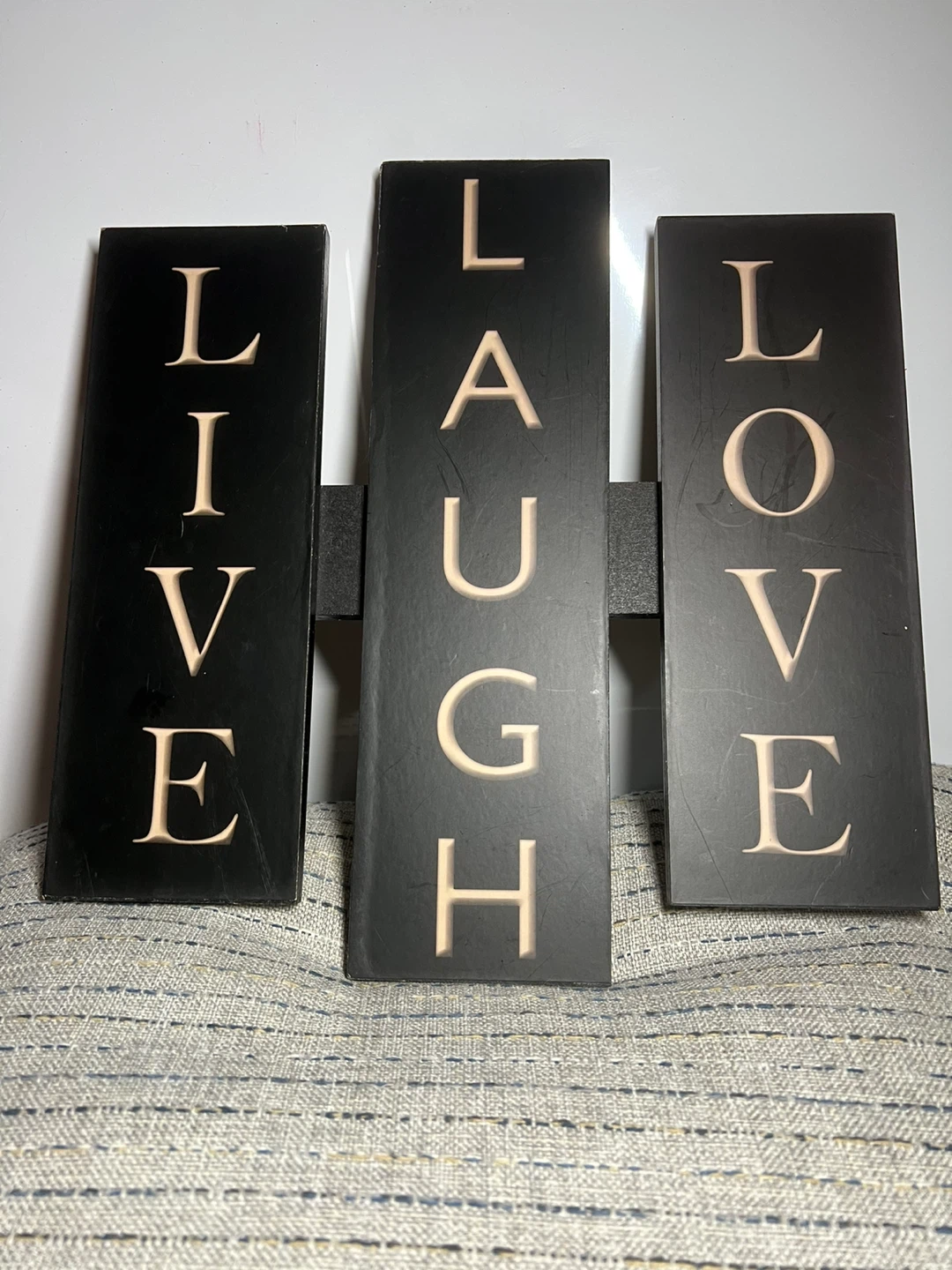 Set of 3 "Live Laugh Love" Wall Art - photo 3