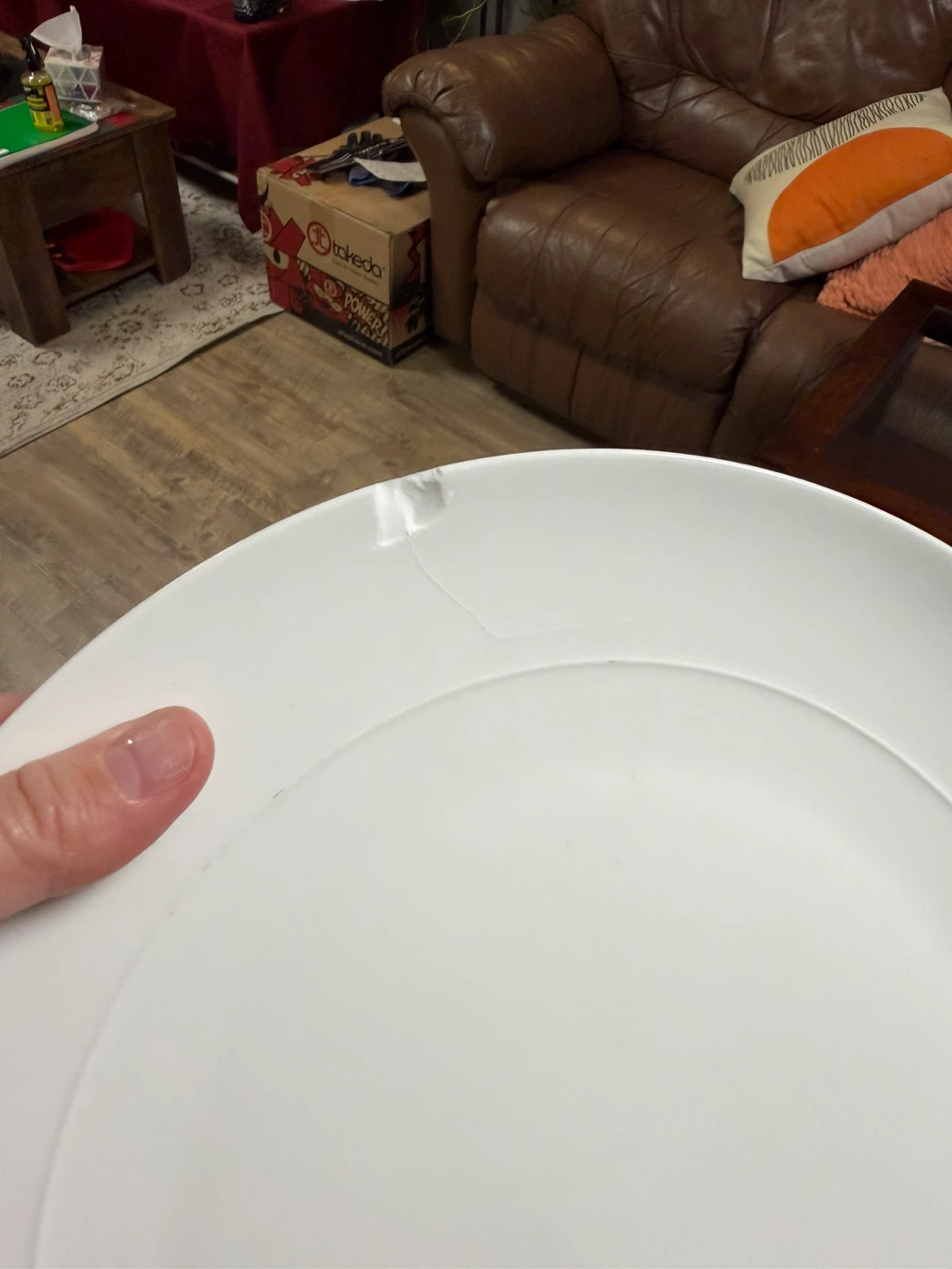 White Porcelain Dinnerware Set - 6 plates and 6 bowls - photo 5
