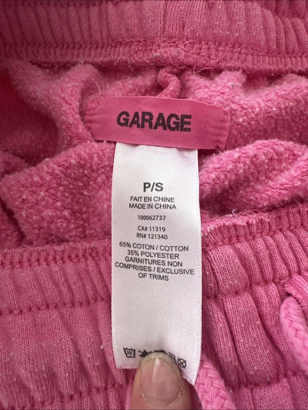 Garage Pink Joggers Sweatpants - photo 2