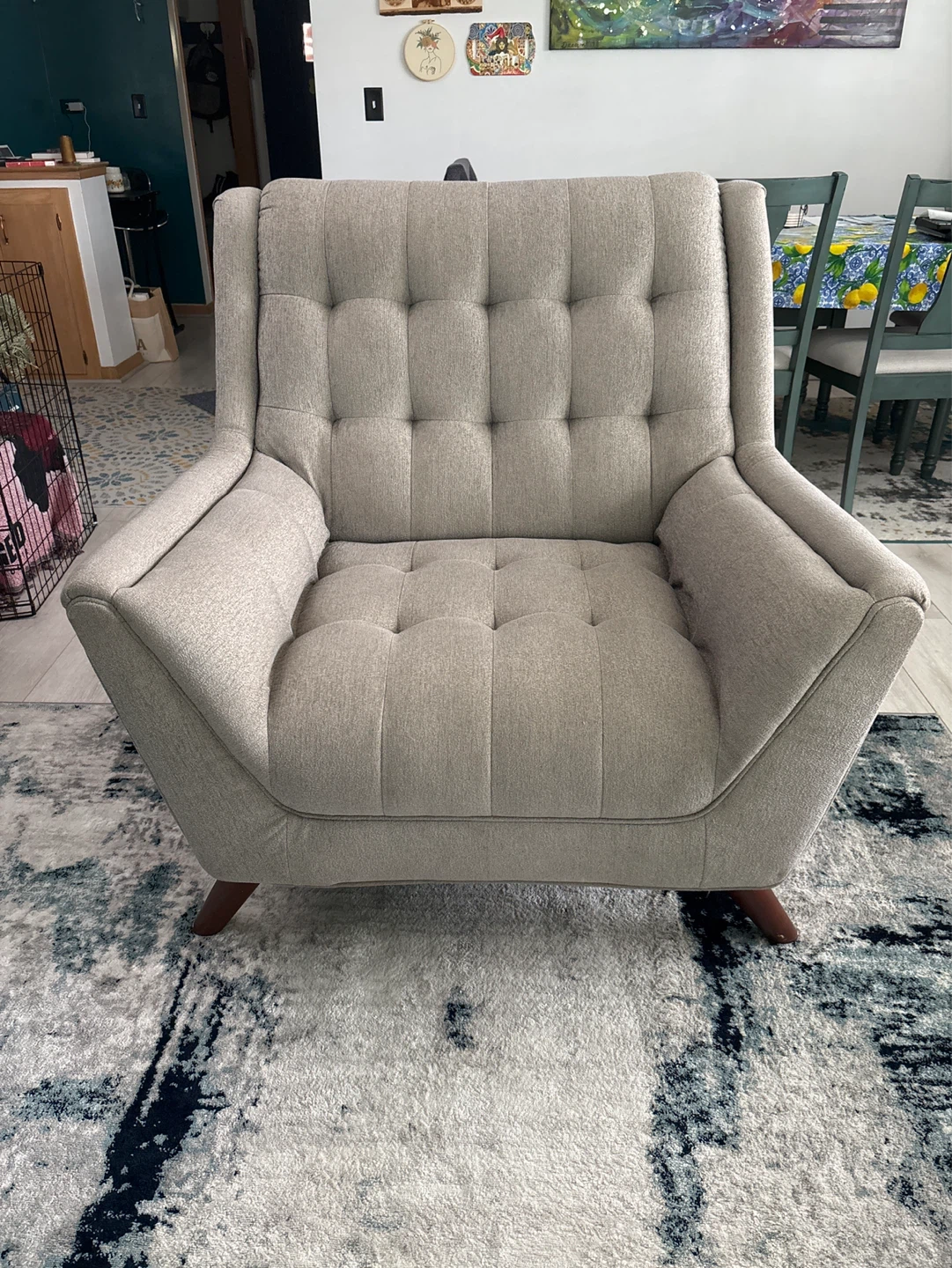 Tufted Accent Armchair