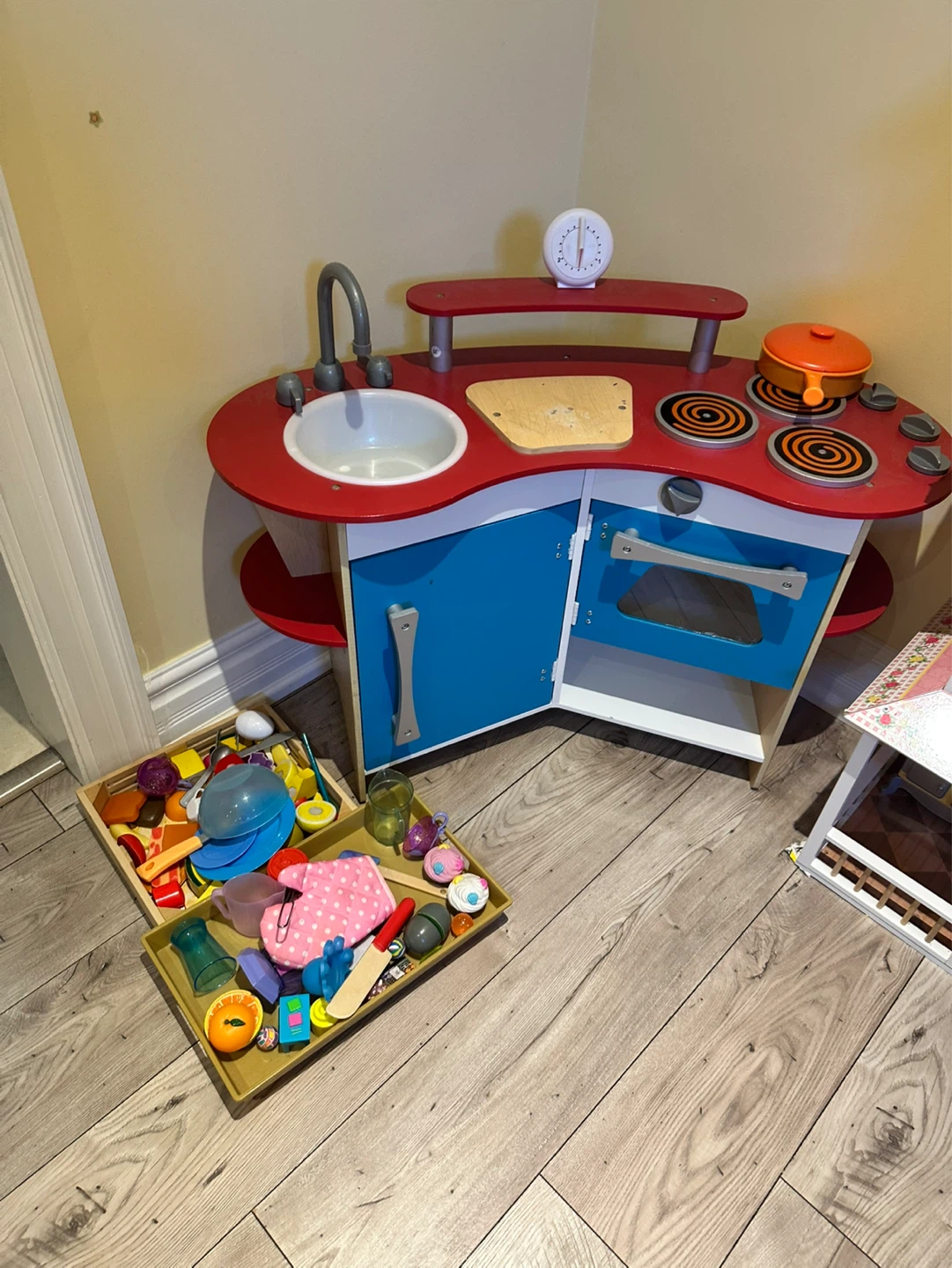 Wooden Play Kitchen and Dollhouse - photo 4