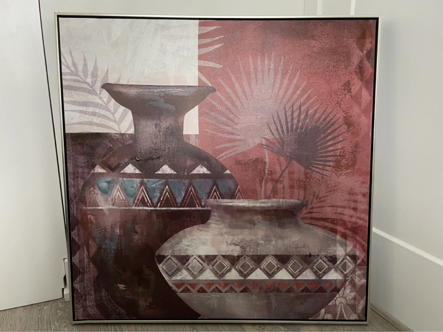 Framed Canvas Wall Art - Vases