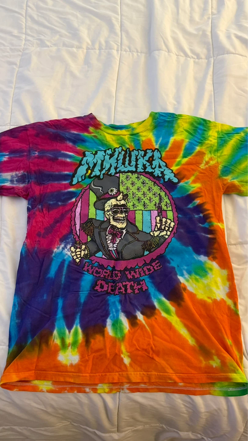 Mythika World Wide Death Tie-Dye T-Shirt