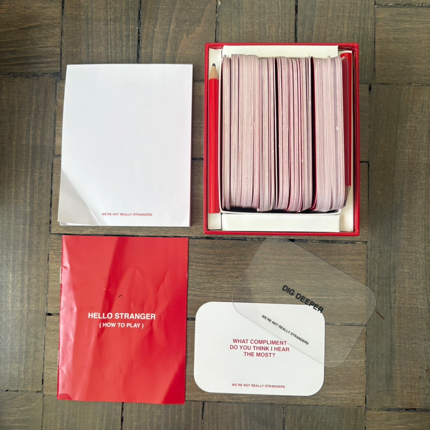 ‘We're Not Really Strangers’ Card Game - photo 2