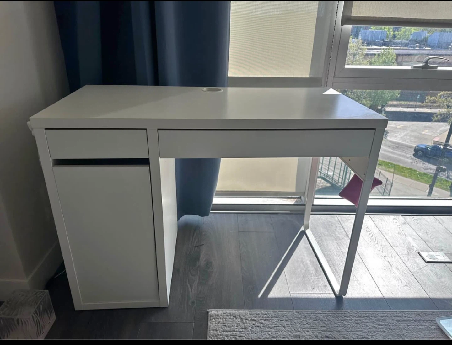 IKEA Desk with Drawer and Cabinet