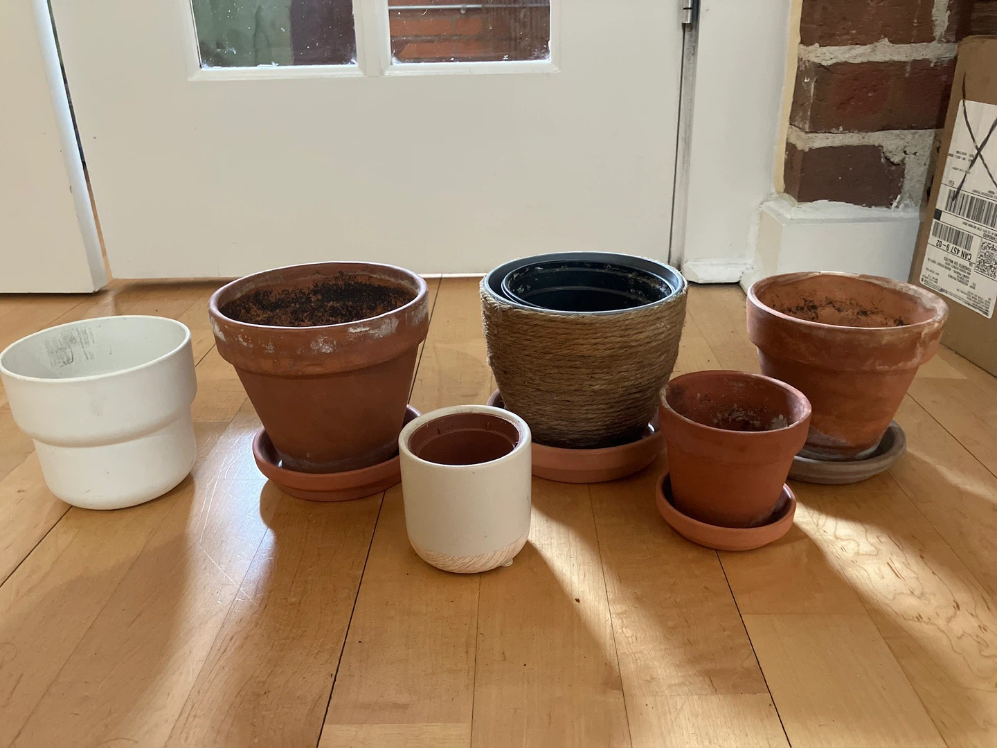 Assorted Plant Pots and Saucers
