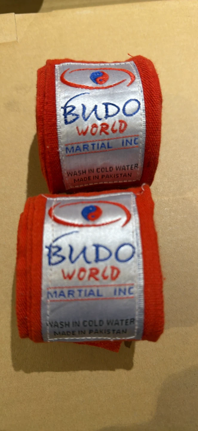 Budo World Martial Inc. Red Hand Wraps