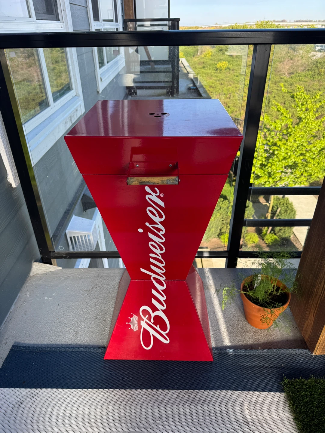 Budweiser Charcoal BBQ Grill