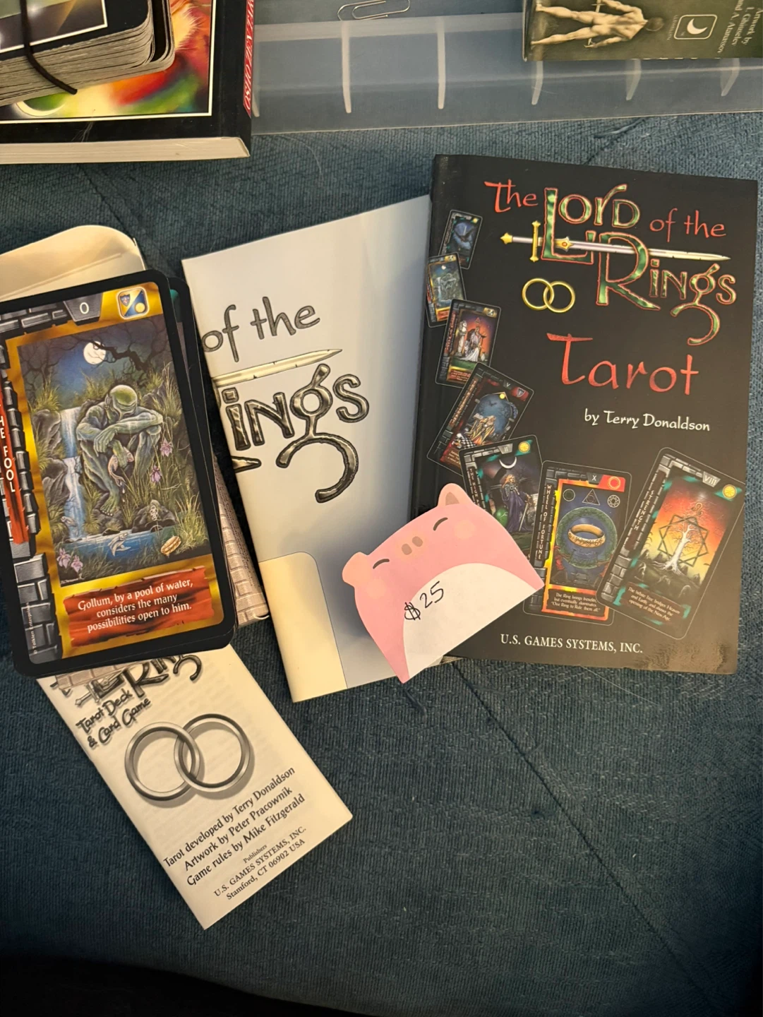 The Lord of the Rings Tarot Deck & Card Game with Book