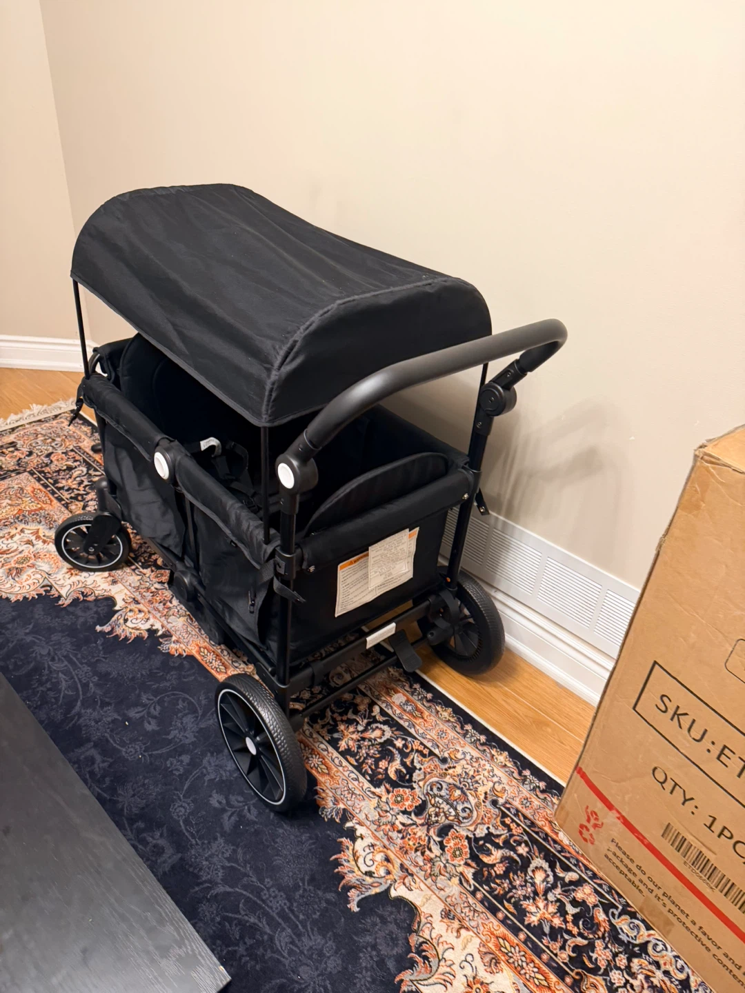 Brand new Black Double Stroller Wagon - photo 2