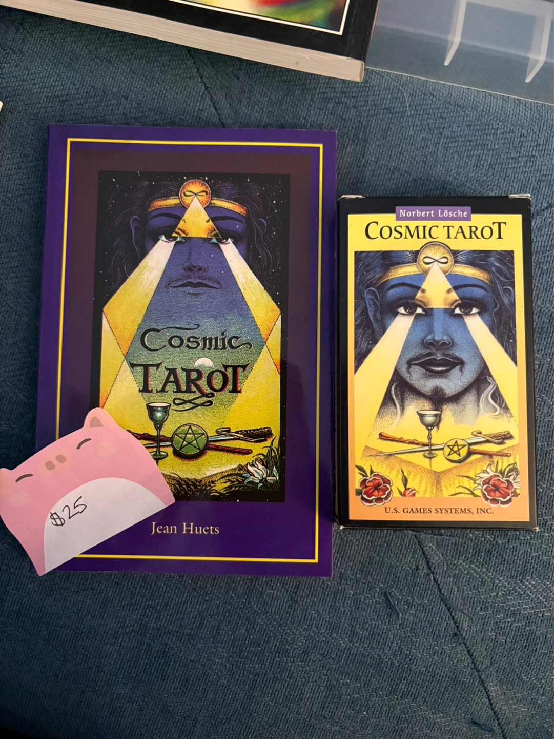 Cosmic Tarot Deck with Book