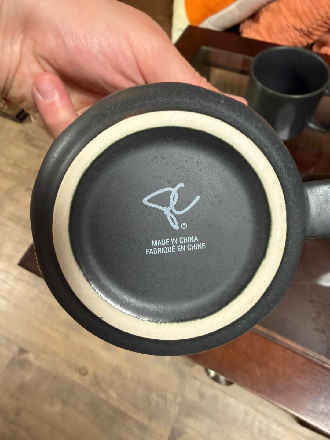 Set of 4 Dark Grey Mugs - photo 3
