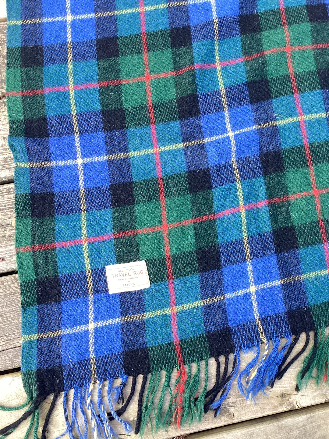 Eaton's All Wool Travel Rug Plaid - photo 4