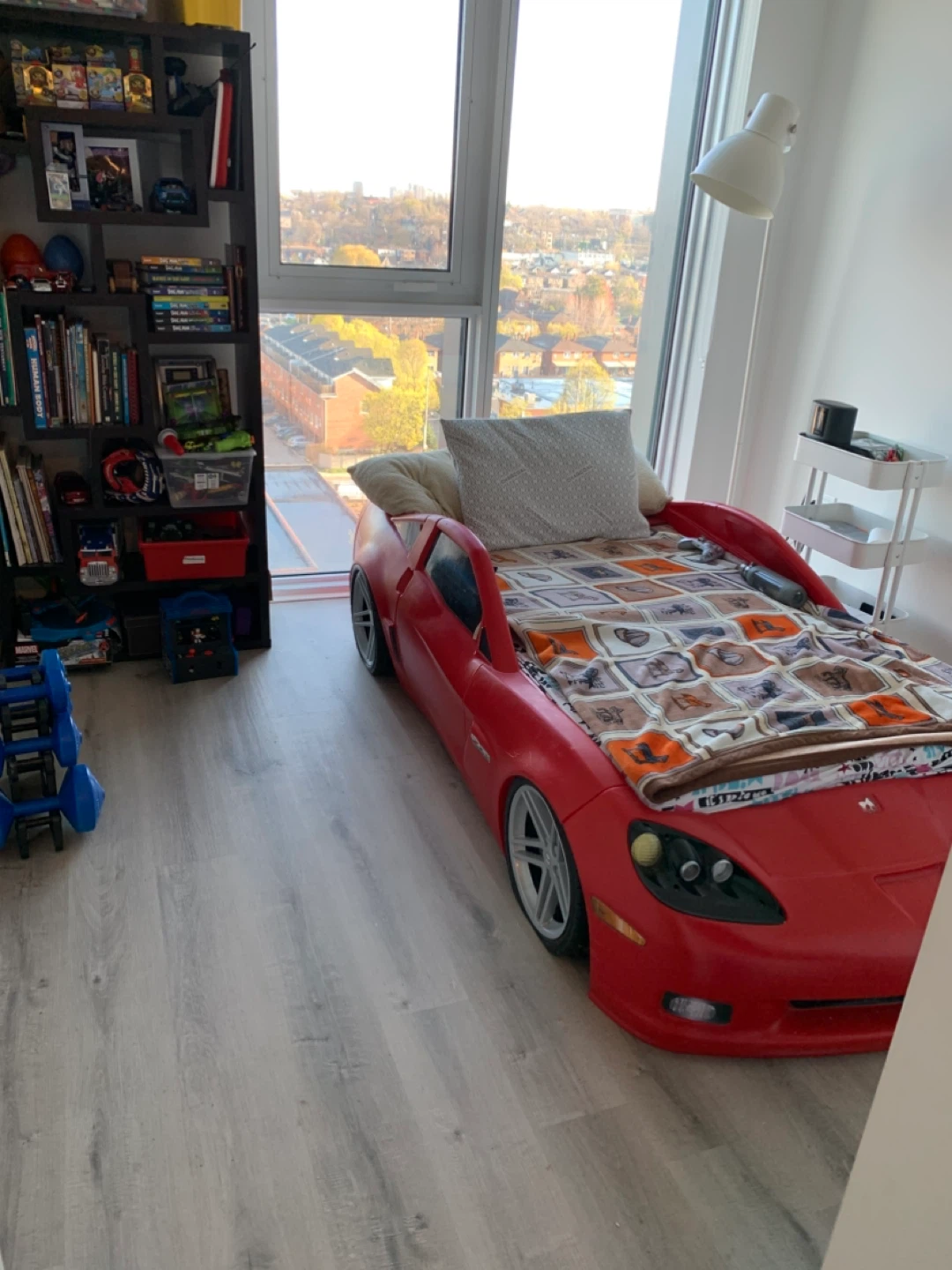 Red Sports Car Twin Bed