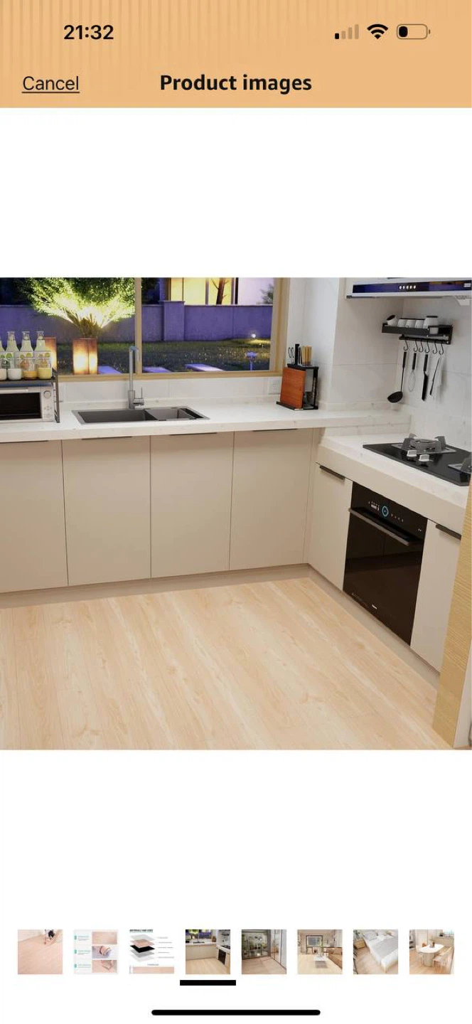 Peel & Stick Vinyl Floor Tiles – Wood Colour (60 SQ.FT SET) 🔥 - photo 4