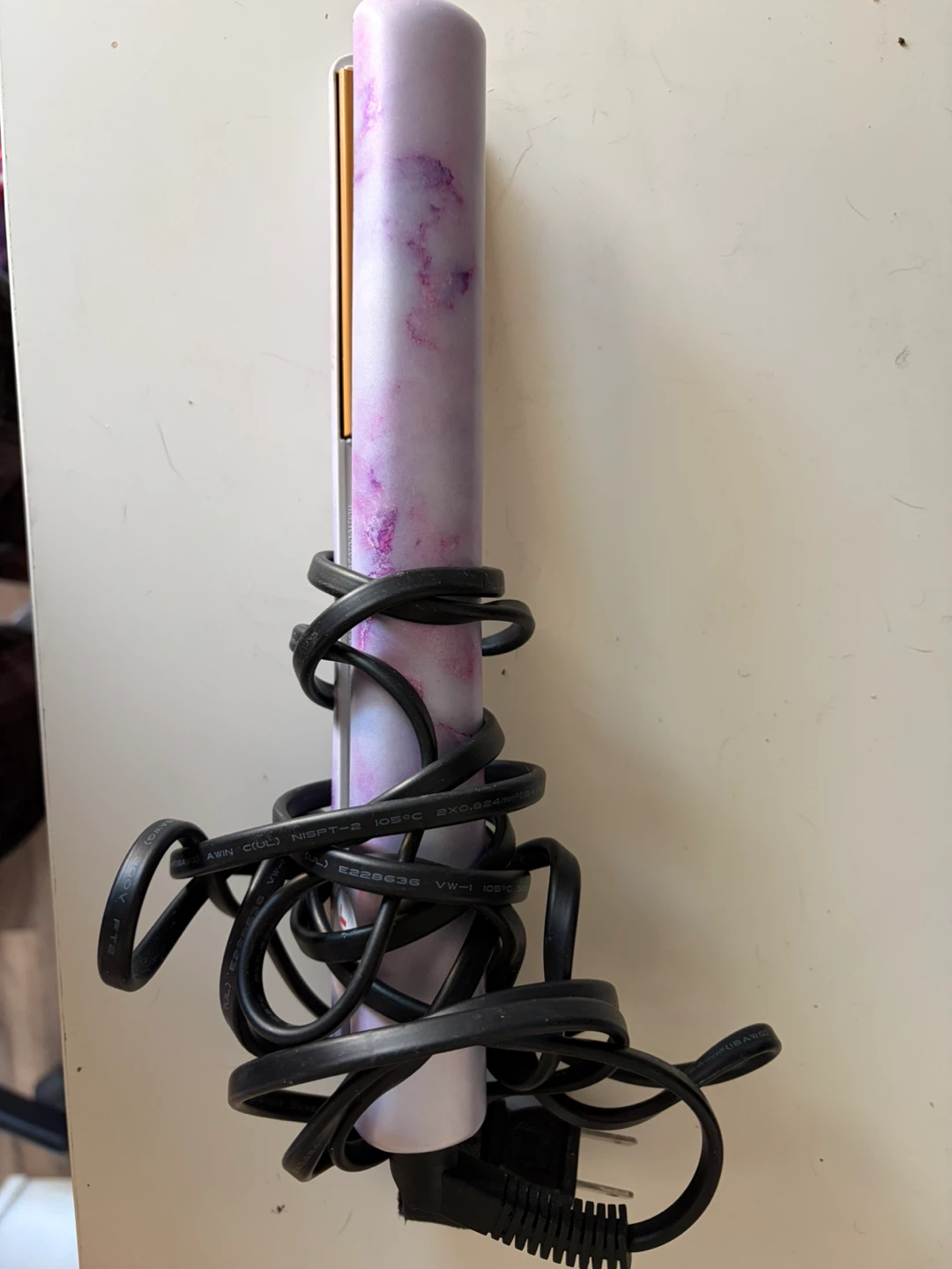 Purple Marble Hair Straightener