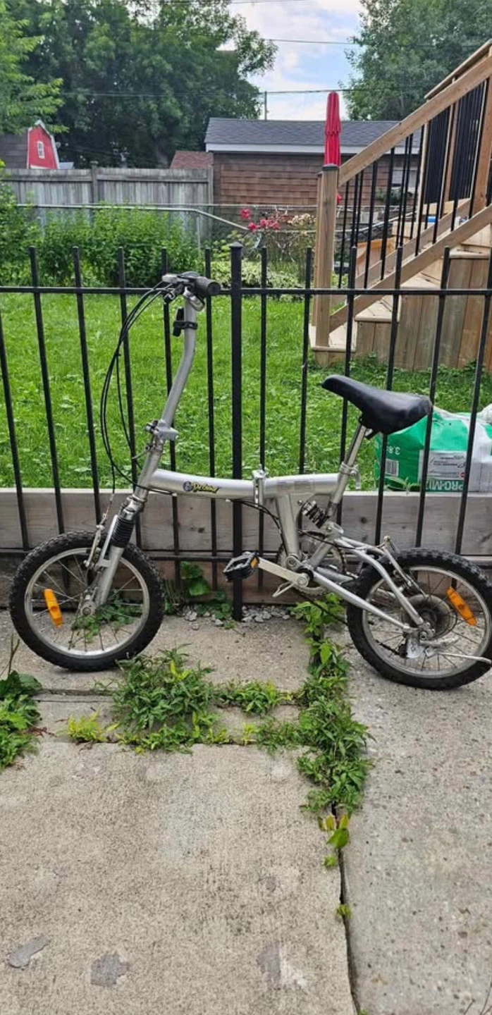 Adult folding bike bicycle + free lock and bike lights. - photo 2