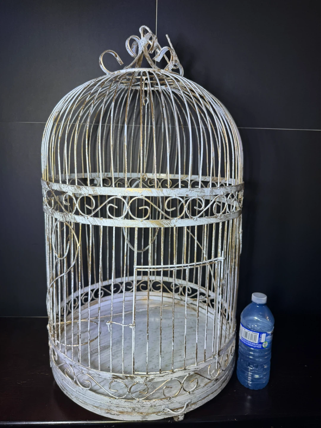 White and Gold Bird Cage - photo 2