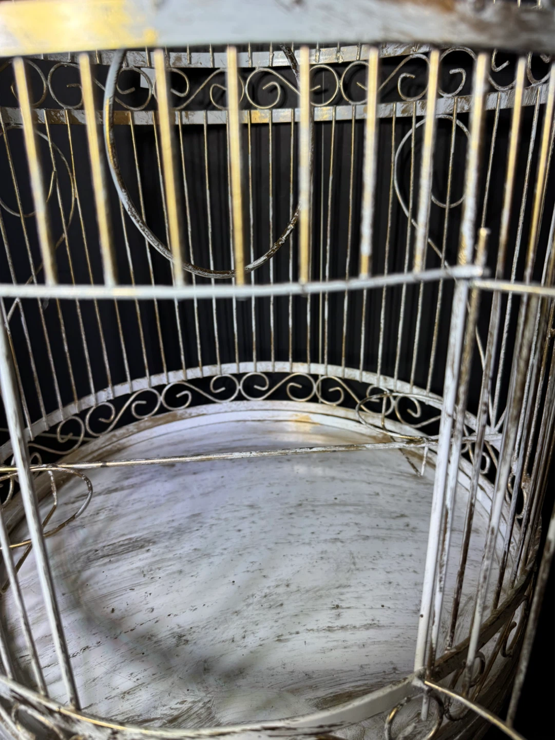 White and Gold Bird Cage - photo 5