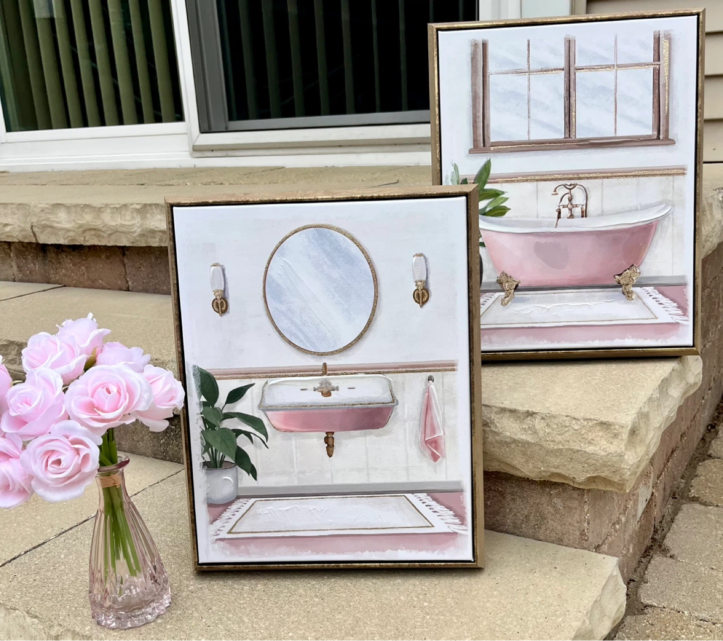 PRETTY BATHROOM WALL DECOR