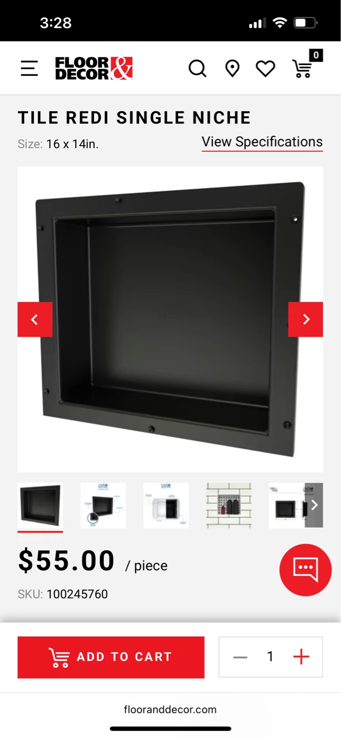 Redi Niche Single Niche 16x14
