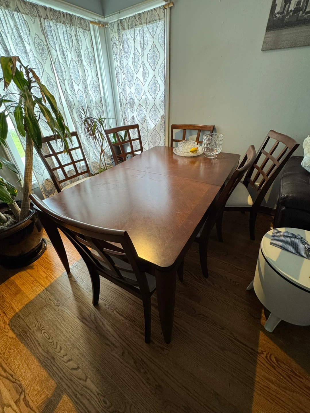 Wooden Dining Table and Chairs Set - photo 2