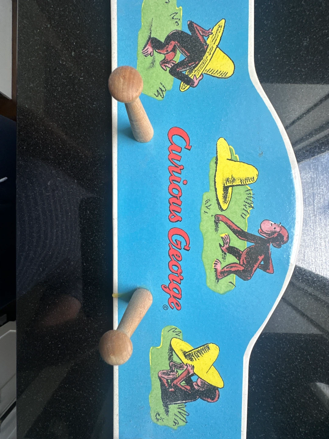 Curious George Wall Hook Rack - photo 2