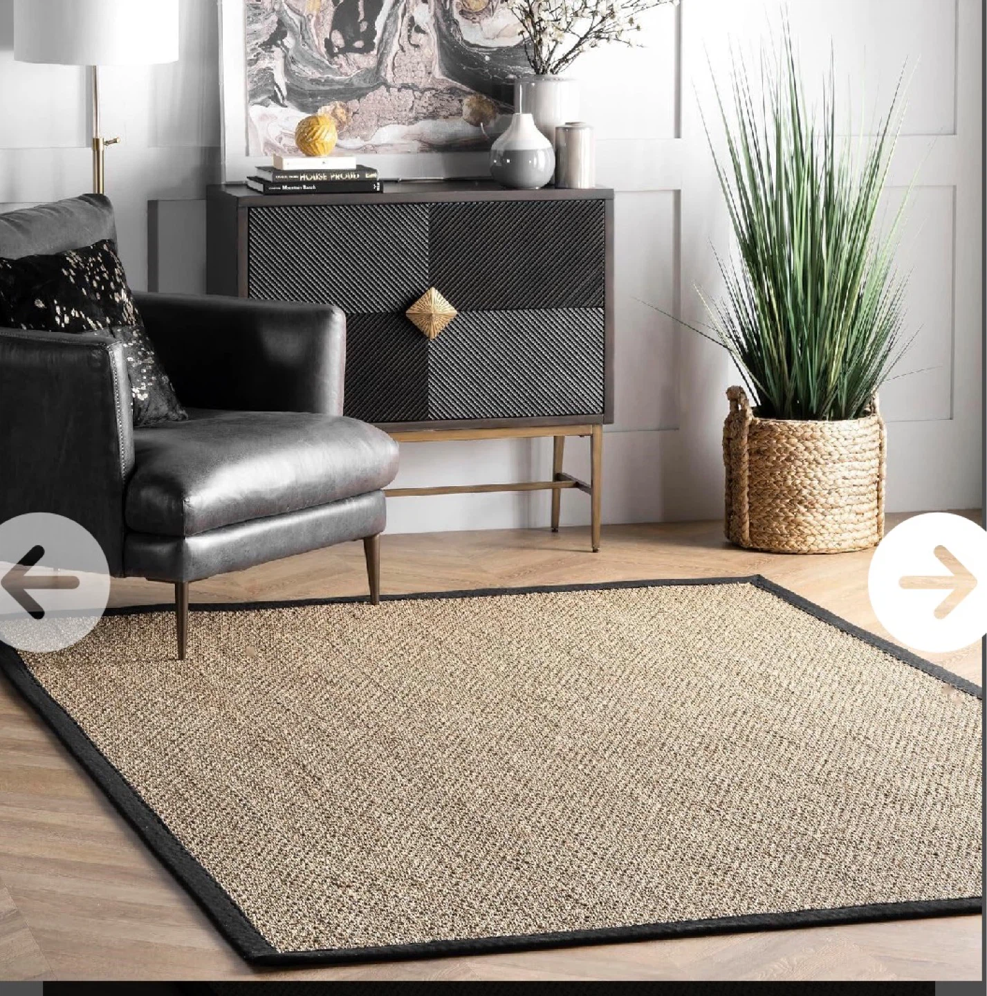 631 - nuLOOM Elijah Farmhouse Seagrass Area Rug,