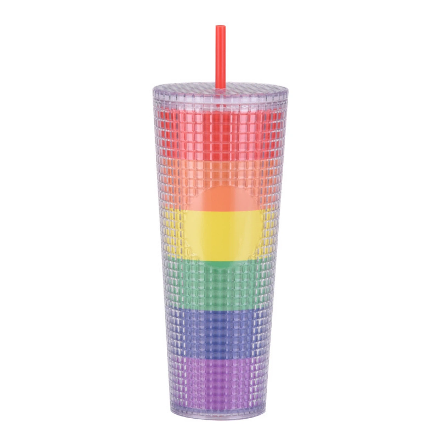 Tumbler with Straw - Rainbow/Iridescent - photo 5