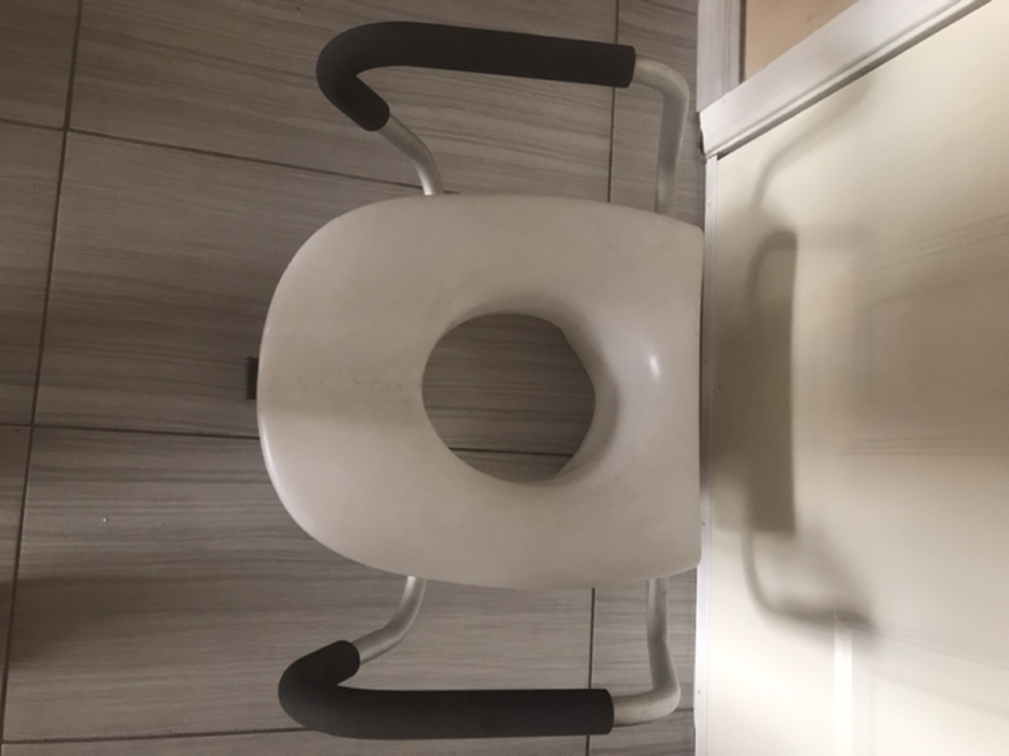 Toilet Safety Rail with Padded Arms