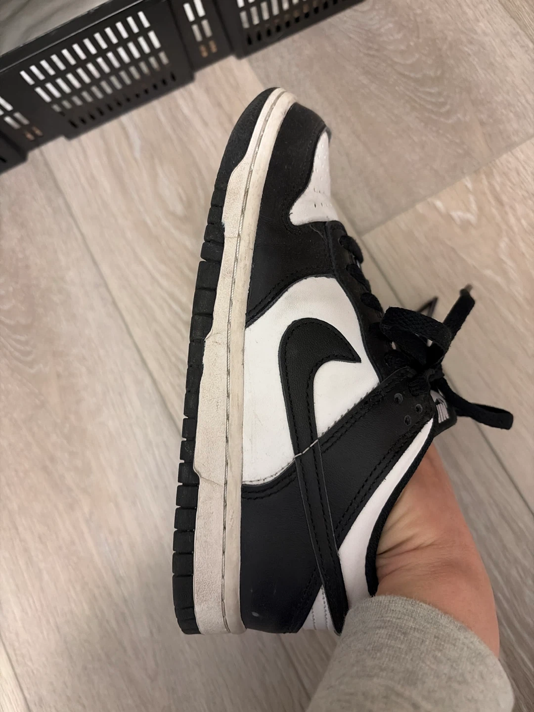 Nike Dunk Low Black White Sneakers - photo 2