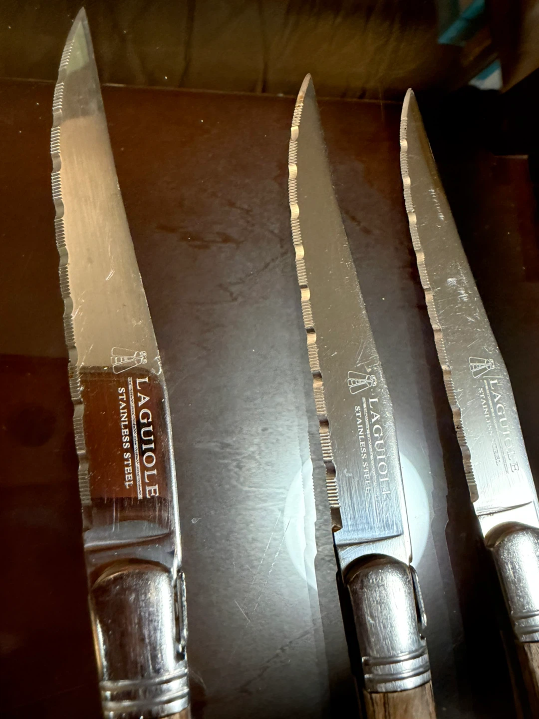LAGUIOLE Stainless Steel Steak Knives Set - 8 Pieces - photo 2