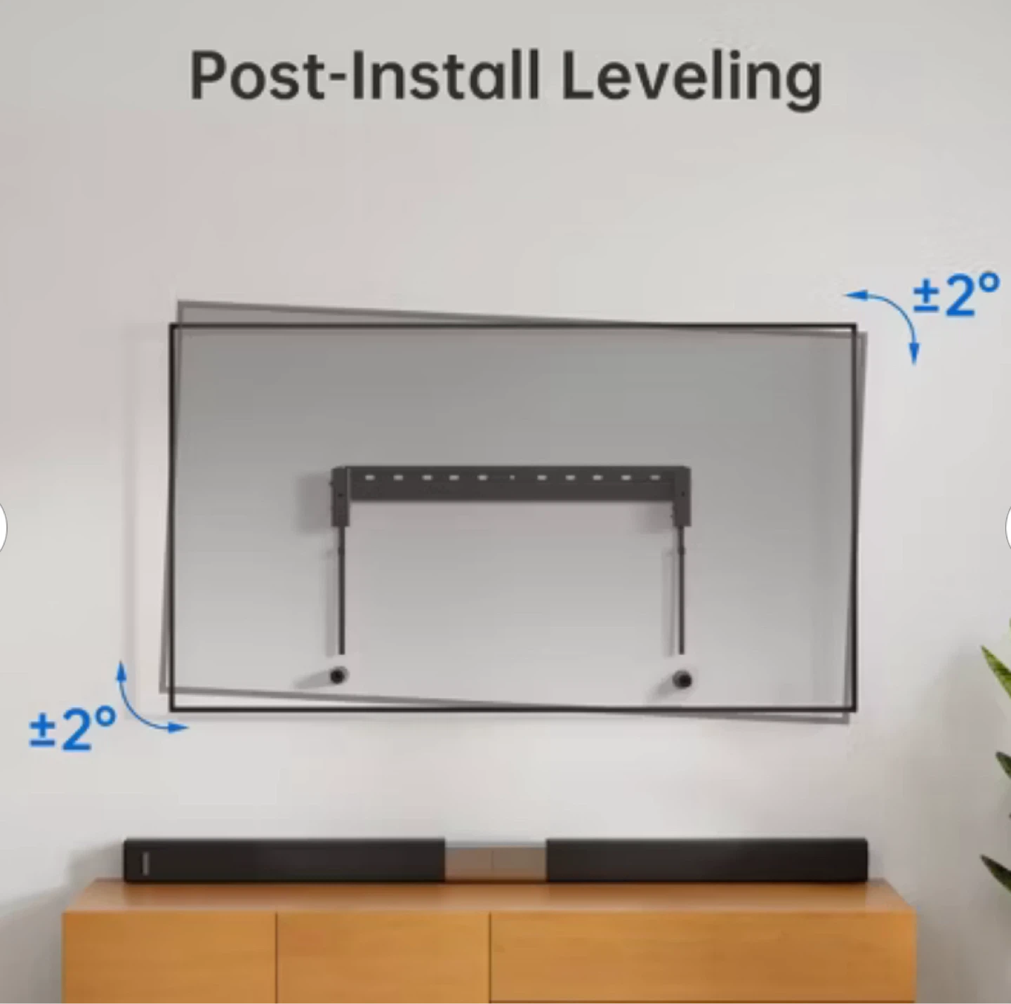 Super Slim and Self-Leveling TV Mounting Bracket - photo 4