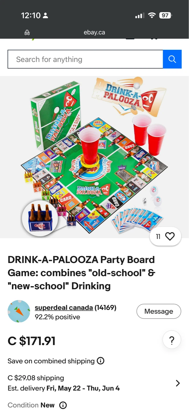 DRINK-A-PALOOZA Party Board Game - The PreGame Edition - photo 2