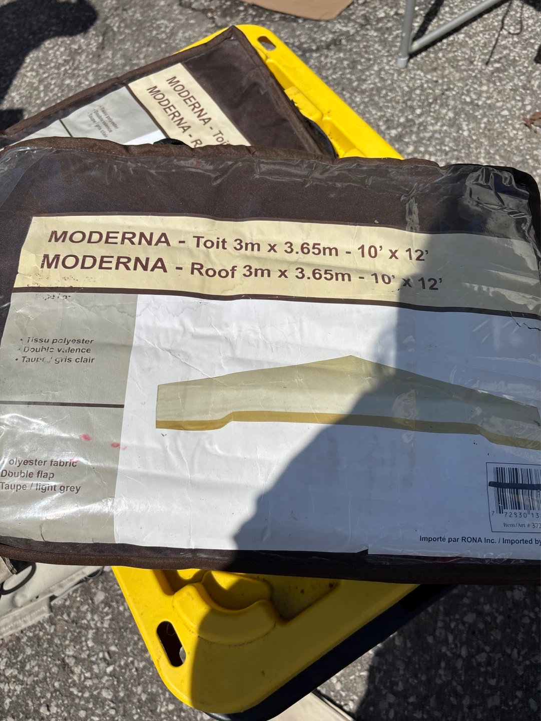 Moderna Replacement Roof 3m x 3.65m / 10' x 12' - Taupe